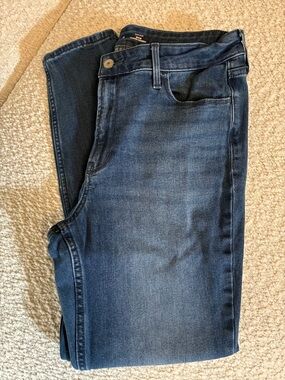 Old Navy High-Rise Super Skinny Wow Dark Blue Stretch Denim Jeans